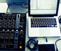 Подключение микшера к ноутбуку