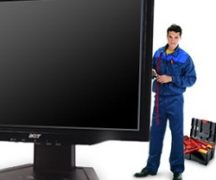 Телевизор и мастер