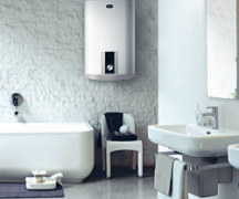 Водонагреватель в ванной