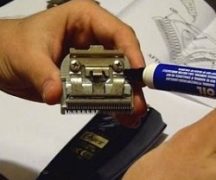 Смазка ножей машинки