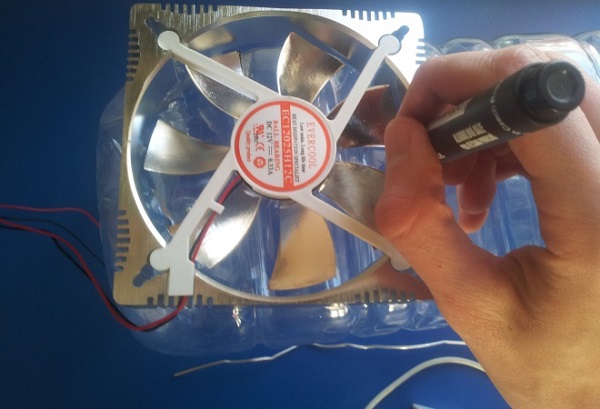 Разметка под кулер