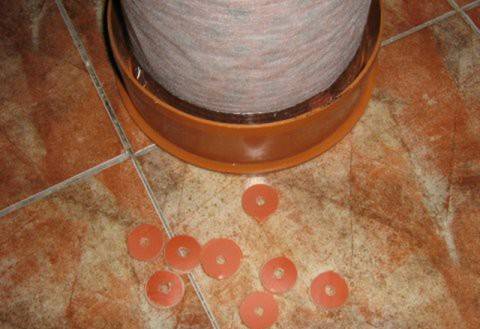 Внутренняя труба в заглушке