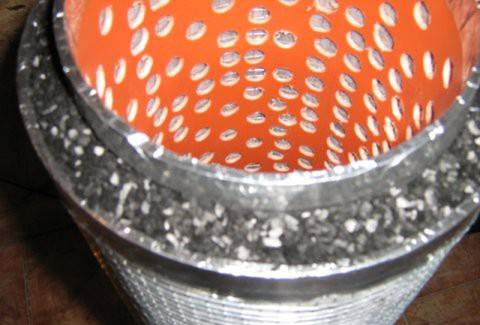 Заправка углем пустот