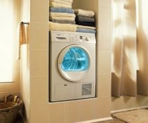 Сушильная машина в нише