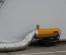 Пушка тепловая со шлангом