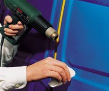 Применение строительного фена